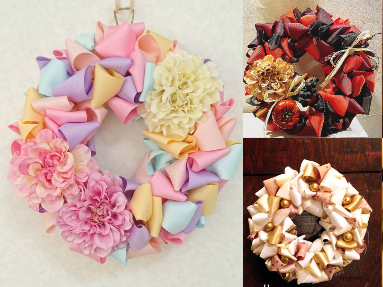 リボンリースレッスン/キャンドルワークのエムラボ - じゃらん遊び体験