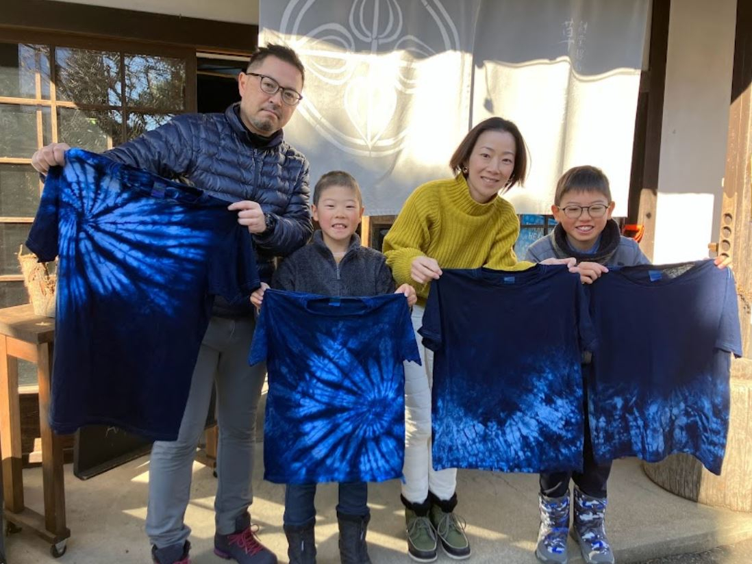 群馬】☆生地を選んで藍・草木の染め体験☆ 友達同士・ファミリー