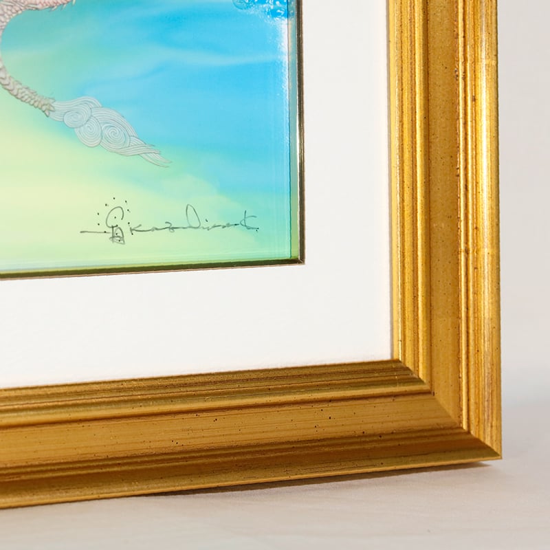 複製画・エンボスリトグラフ「富士越えの龍」 – 草場一壽工房 Museum Shop