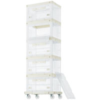 折りたたみコンテナ】 アスクル 「現場のチカラ」 ペタンコO-50B 50L