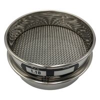 サンポー ステンレスふるい φ75×20mm 20μm 5-3294-54 1個（直送品