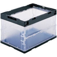 折りたたみコンテナ】 アスクル 「現場のチカラ」 ペタンコO-50B 50L