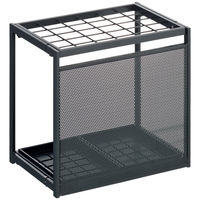 アスクル ビジネスフィット傘立て 45本用 カーボングレー 幅762×奥行