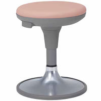 オカムラ 患者用スツール グレーシェル 肘なし 背無 円盤脚 座面回転