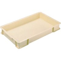 三菱ケミカル ヒシ S型コンテナ W700×D442×H90 薄黄 S-20 LY 1個 106