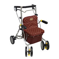 カワムラサイクル 四輪歩行車 グリーン KW20 1台 24-2048-00-01 マ