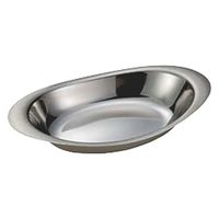 イケダ IKD 18-8カレー皿 大 12 1/2インチ (平渕) 324048 1個（直送品