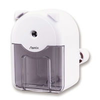 アスカ えんぴつけずりき ホワイト PS86W 1セット(1台×2) - アスクル