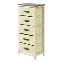 永井興産 収納ハンプチェスト4段 幅430×奥行300×高さ810mm ブラウン NK