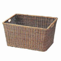 収納バスケット 天然素材 Lサイズ 140418 1個 ちどり産業（直送品