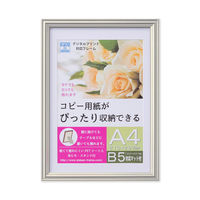 コクヨ 賞状額縁(アルミ) 賞状 B4(八二) カー221 カ-221C 1セット(5枚