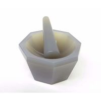 城戸メノウ乳鉢製作所 メノー乳鉢 深型 φ80×φ100×35mm 乳棒付き 6-547