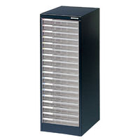 軒先渡し】ナカバヤシ アバンテV2フロアケース B4 浅18段 BF-18 クロ