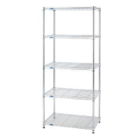 ルミナス ポール径25mm セット品 スリムスチールラックN 5段 幅760