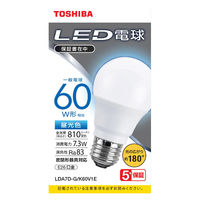 東芝（TOSHIBA） LED電球 E26口金 60W型相当 昼光色 （広配光） LDA7D