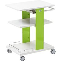 オカムラ アルトトーク プロジェクターワゴン ホワイト 475幅×745奥行