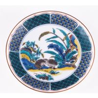 青郊 【九谷焼】豆皿名品コレクション 古九谷色絵鶉草花図 MC-13-8p 8