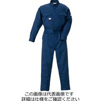 山田辰 ツヅキ服 ネイビーブルー 4L 1-6550-NB-4L 1枚（直送品