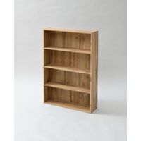 YAMAZEN 文庫本ラック ダークブラウン （直送品） - アスクル