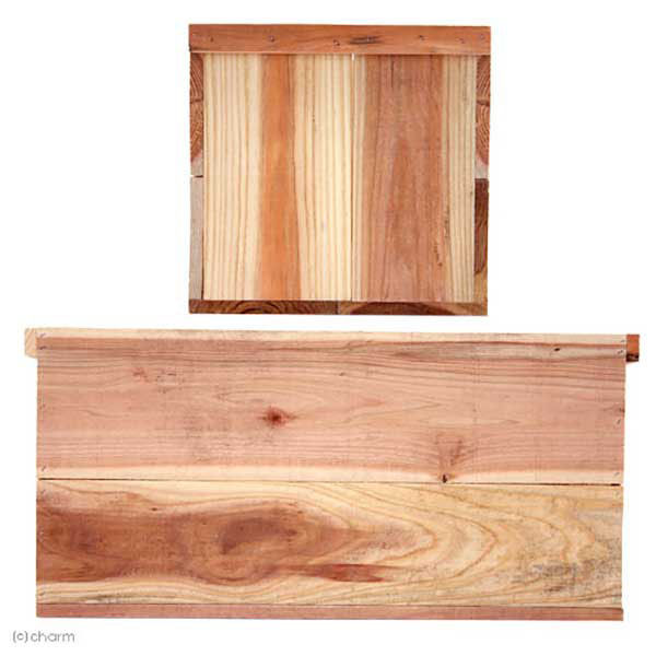 リーフ 新りんご箱+木箱 3点セット 無塗装 213804 1セット（直送品