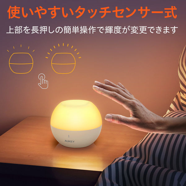 AUKEY 充電式ミニRGBライト LT-ST23 1個 - アスクル