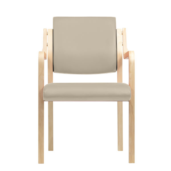 藤沢工業 ナチュラル ウッドチェア ビスケット 福祉用イス 介護用イス