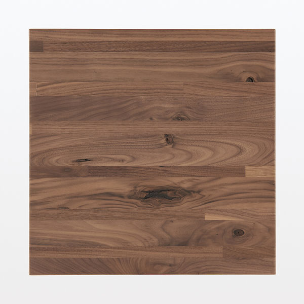 無印良品 木製サイドテーブルベンチ 板座 節あり ウォールナット材