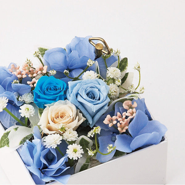 日比谷花壇 オルゴール付きボックスフラワーアレンジメント(シンデレラ