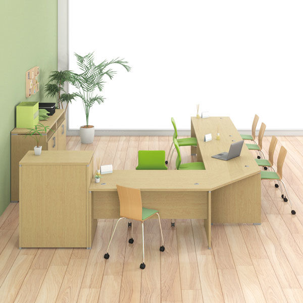 ARAN WORLD EIDOS エイドス ローカウンター ライトオーク 幅1200×奥行