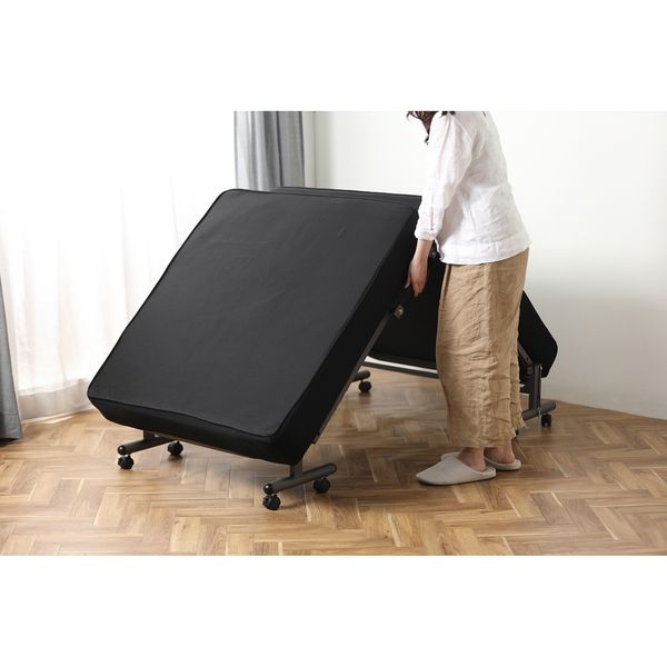 アイリスオーヤマ 折りたたみベッド OTB-PSN 1台（直送品） - アスクル