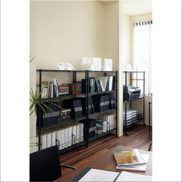 ホームエレクター パンチングシェルフ ブラック 幅600×奥行350mm