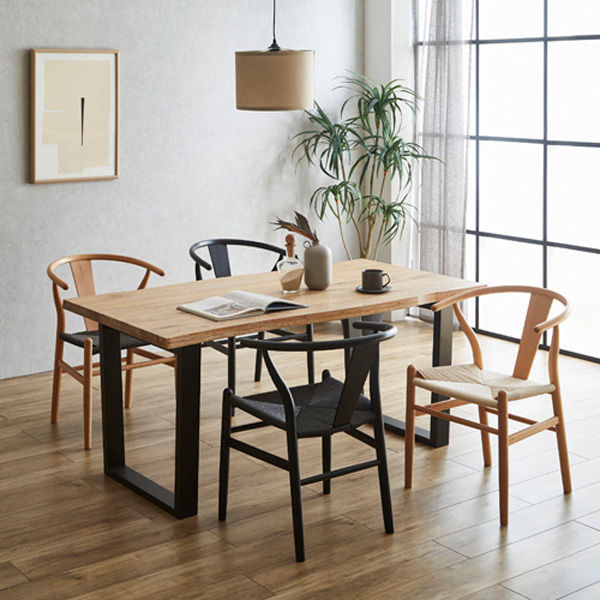 軒先渡し】後藤家具物産 ダイニングチェア ブラック＆ブラック DC-NDK