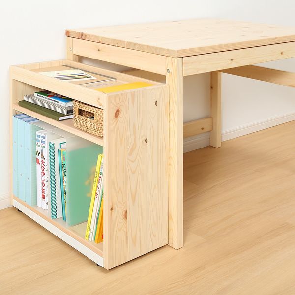 無印良品 パイン材デスクワゴン 幅24×奥行55×高さ57.5cm 良品計画