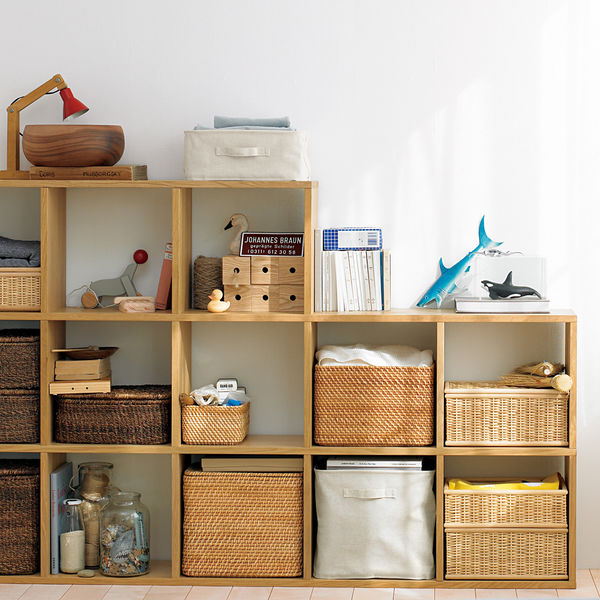 無印良品 スタッキングシェルフ 追加3段 オーク材 幅40×奥行28.5×高さ