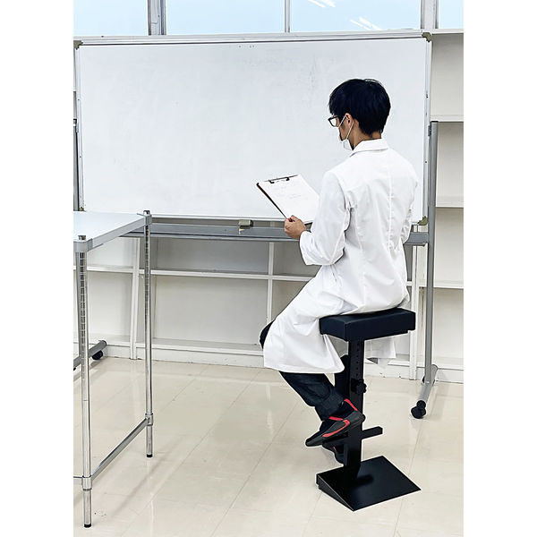 アイ・エル・シー 高さ調節機能付ちょい掛けチェア 負担軽減 レジ/喫煙