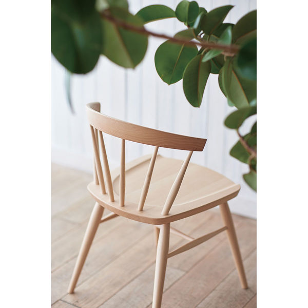 軒先渡し】オリバー ウィンザーチェア カフェチェア 板座 グリーン S