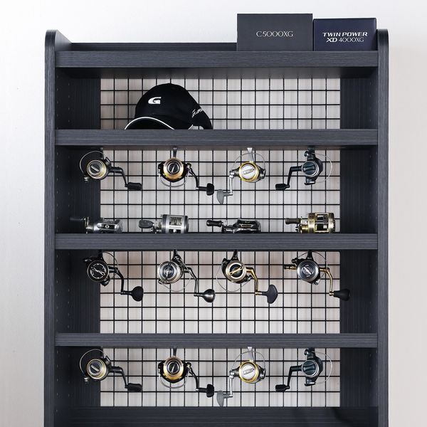 白井産業 ペスカレージ 釣り具収納 ワイヤーネットラック 幅800×奥行