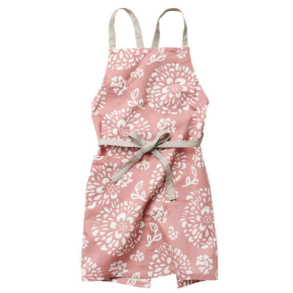 レップ エプロン 花柄 ユーリ 綿100% ピンク 370424 1個（直送品