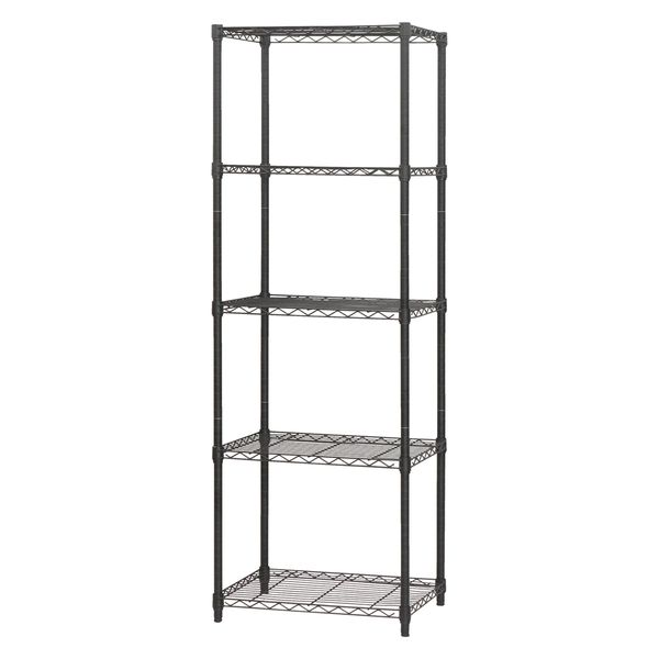 エイ・アイ・エス ネーロ スチールラック 5段 幅600×奥行450×高さ