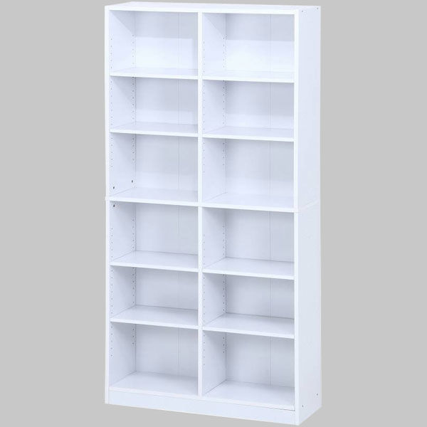 多目的棚 180＊90 WH ホワイト 幅900×奥行290×高さ1800mm 97552 1台 不