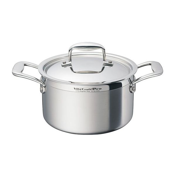 ビタクラフト プロ 両手鍋 20cm 0242 1個 62-9211-16（直送品） - アスクル