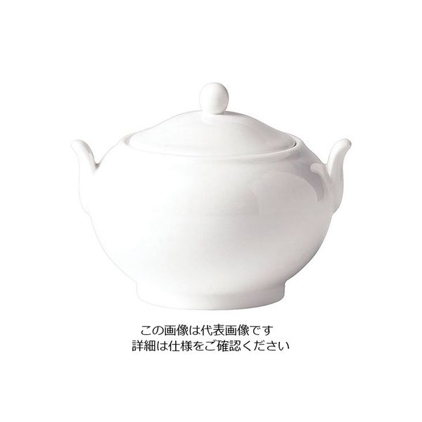 ウェッジウッド ホワイトコノート シュガーポット 3710 1個 63-5719-74