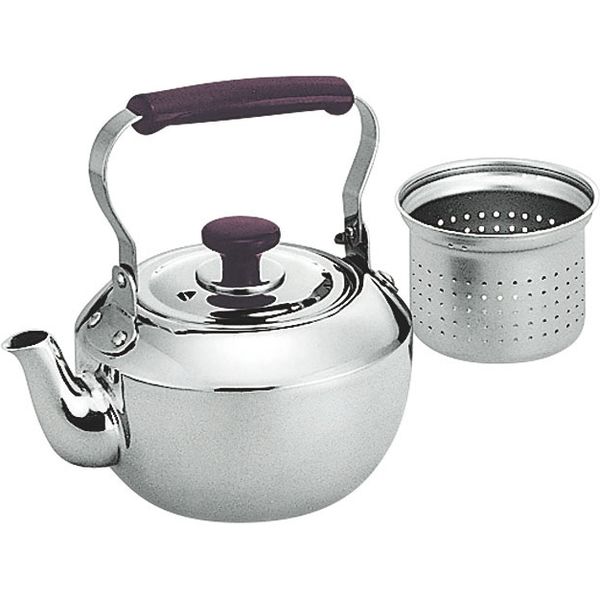 MA18-8急須(ストレーナー付) 1.0L 064200 1個 玉虎堂製作所（直送品
