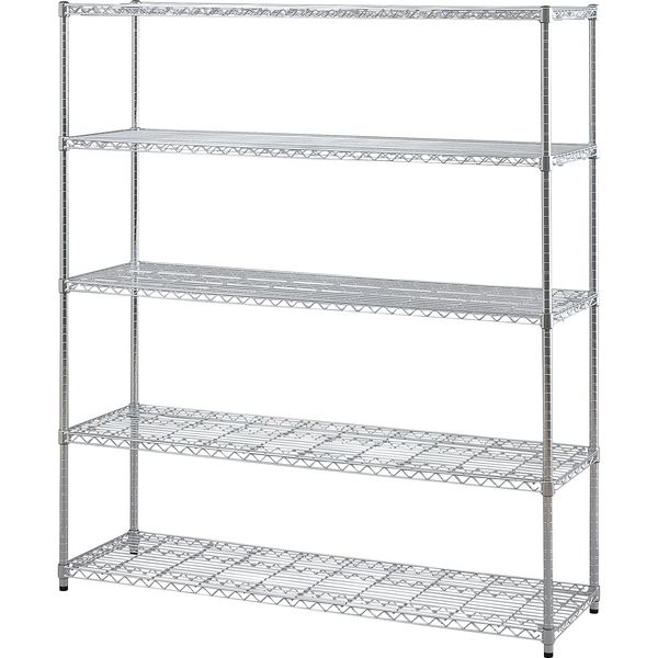 アイリスオーヤマ メタルラック (R) 5段 幅150×奥行46cm スチール