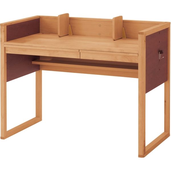 オカムラ ソラノ 学習 デスク1000 幅1000×奥行550×高さ760mm アルダー