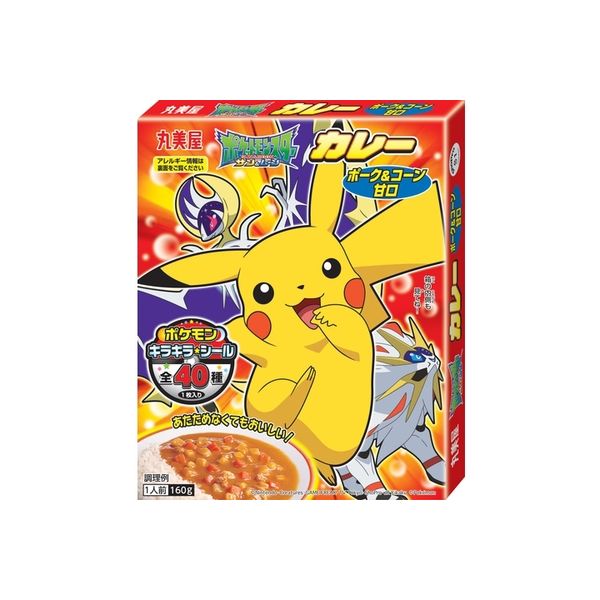 丸美屋食品工業 丸美屋 ポケモンカレー ポーク&コーン甘口 160g x10