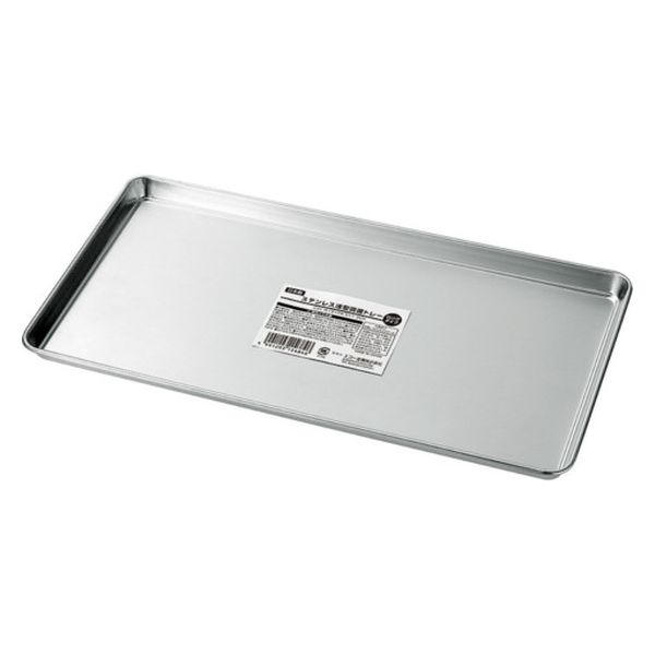エコー金属 ステンレス浅型調理トレー(ロングタイプ) 0321-482 1箱(12