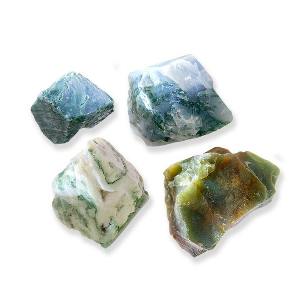 リーフ 形状お任せ モスアゲート 100g 809207 1個（直送品） - アスクル