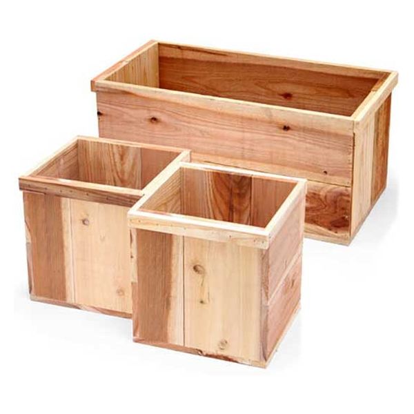 リーフ 新りんご箱+木箱 3点セット 無塗装 213804 1セット（直送品