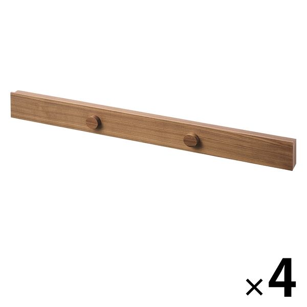 無印良品 壁に付けられる家具長押マグネット付き ウォールナット材突板
